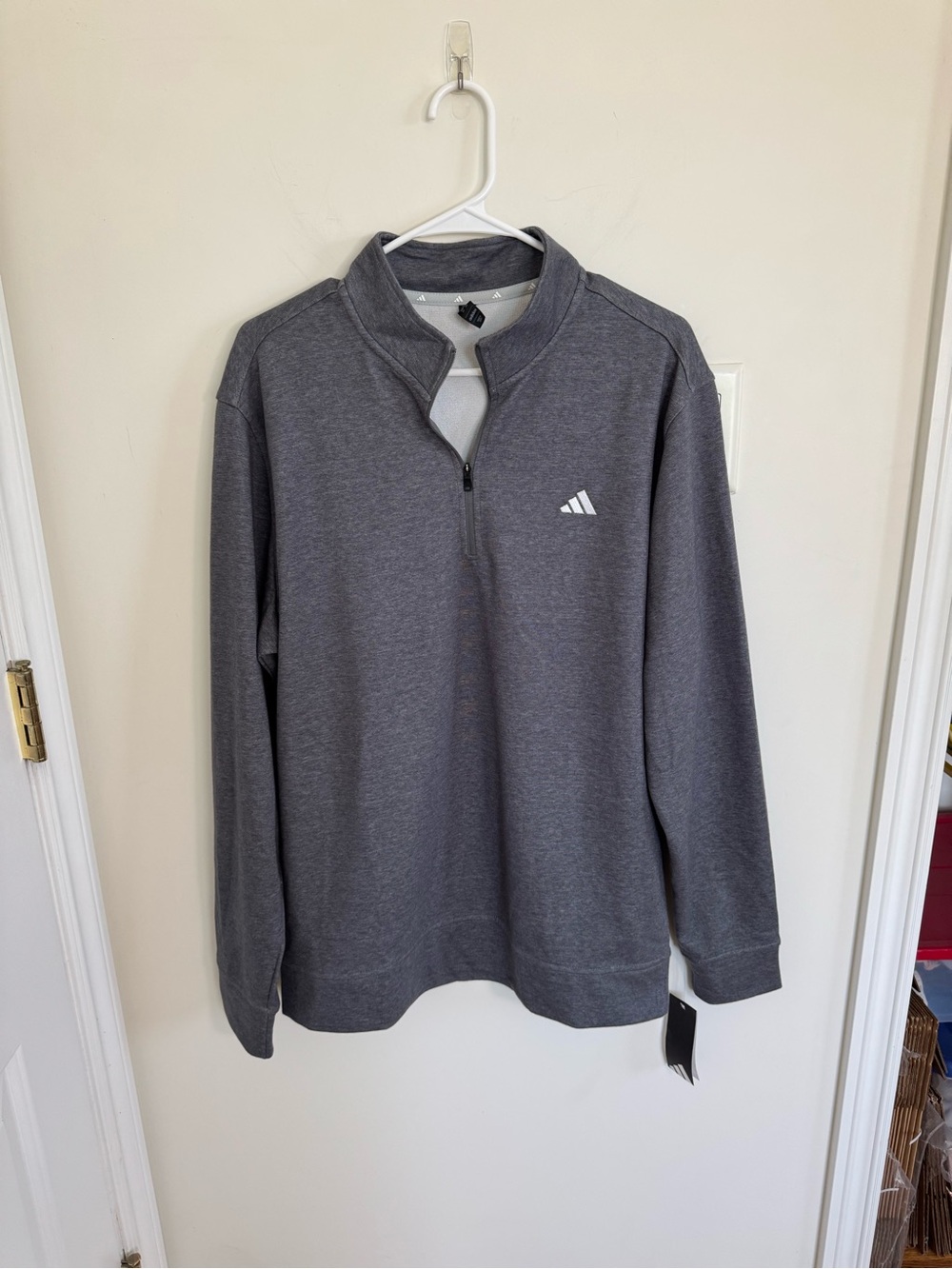 Adidas Men's Go-To 1/4 Zip Pullover Large